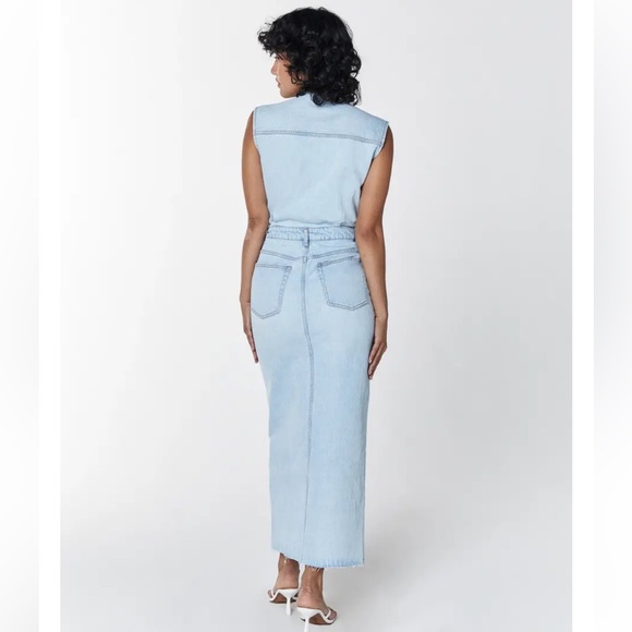 Unpublished Wyatt Trucker Jean Dress. Nwts - Picture 3 of 16